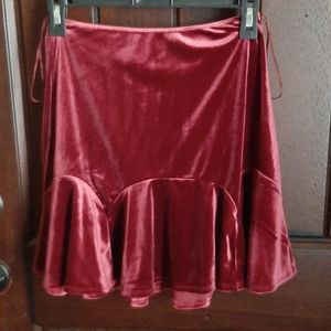 Velvet Skirt